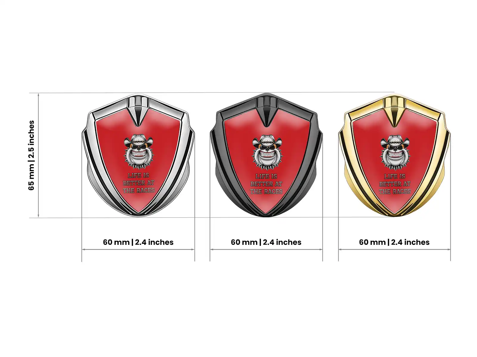 Car Badge Customizable Force Racing